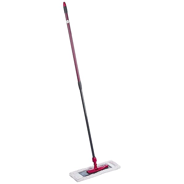 Image of Amazon Brand - Presto! Microfibre Flat Mop for Wet and Dry Floor Cleaning