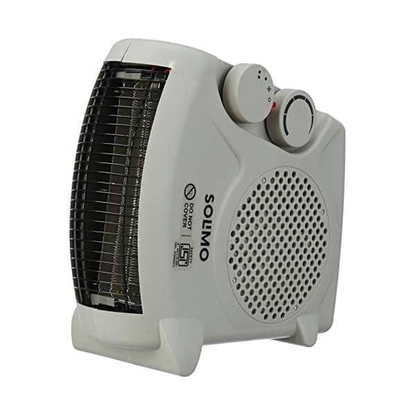 Image of Amazon Brand - Solimo 2000/1000 Watts Room Heater with Adjustable Thermostat (ISI certified