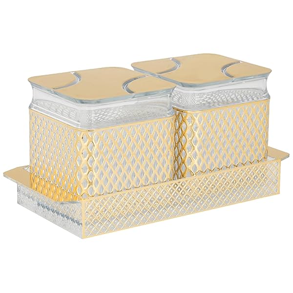 Image of Amazon Brand - Solimo Air-Tight Dry Fruit Container Tray 