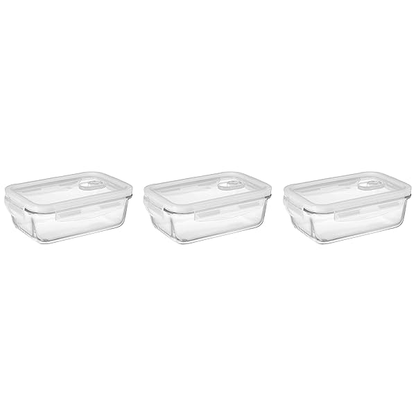 Image of Amazon Brand - Solimo Airtight Glass Container Set