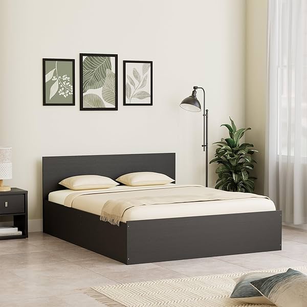 Image of Amazon Brand - Solimo Altamore Engineered Wood Queen Bed 