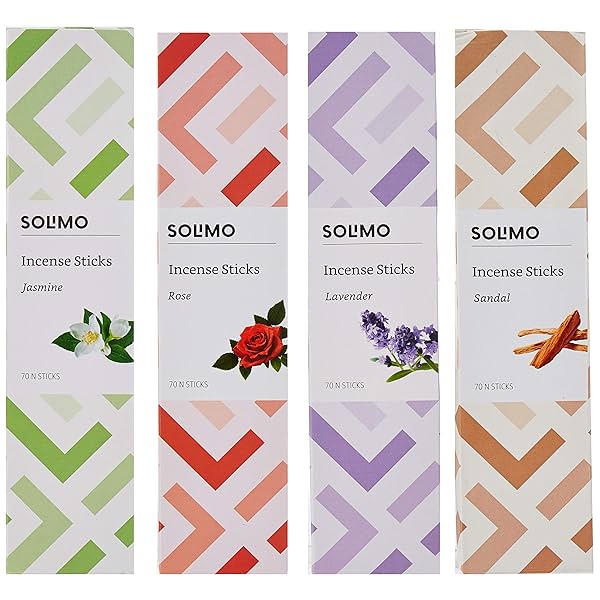 Image of Amazon Brand - Solimo Incense Sticks, Multi Fragrance