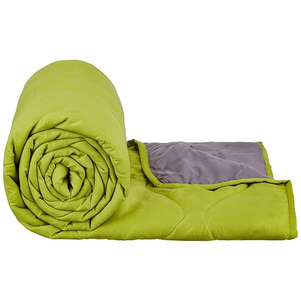 Image of Amazon Brand - Solimo Microfibre Reversible Double Bed .