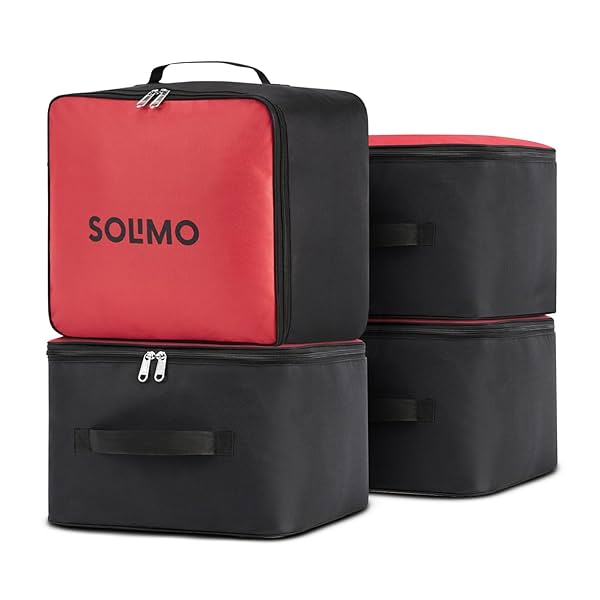 Image of Amazon Brand - Solimo Nylon Underbed Foldable Storage Bag 