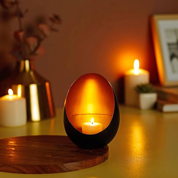 Image of Amazon Brand - Solimo Ornamental Iron Tea Light