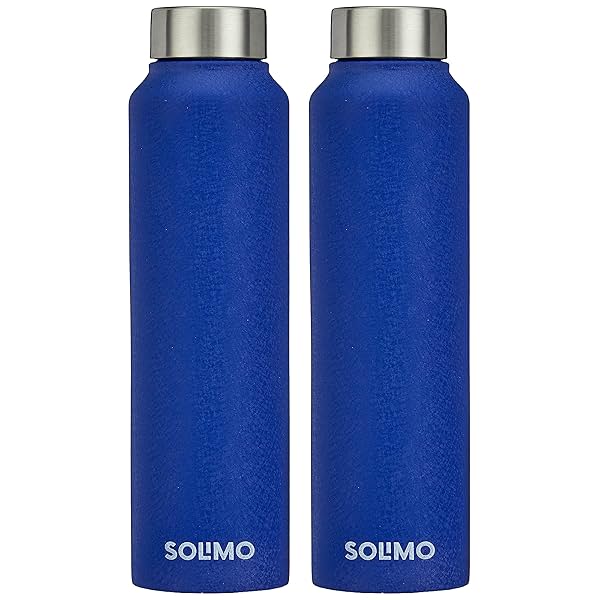 Image of Amazon Brand - Solimo Stainless Steel Fridge Water Bottle | 1000 ml 