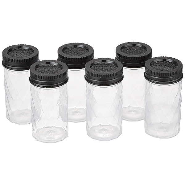 Image of Amazon Brand - Solimo Twister Airtight Plastic Jar