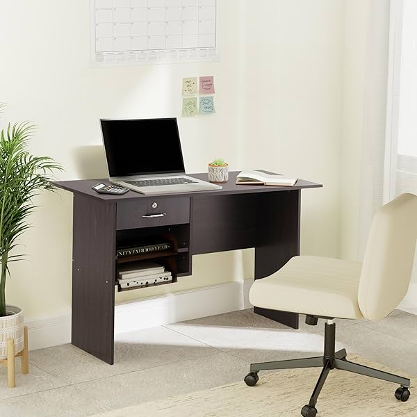 Image of Amazon Brand - Solimo Uno Engineered Wood Study Table 