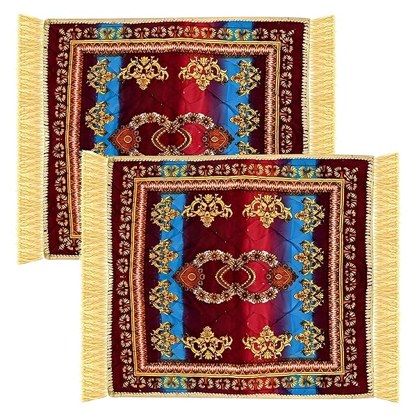 Image of Amazon Brand - Solimo Velvet Prayer Mat 