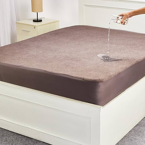 Image of Amazon Brand - Solimo Water Resistant Cotton Mattress Protector