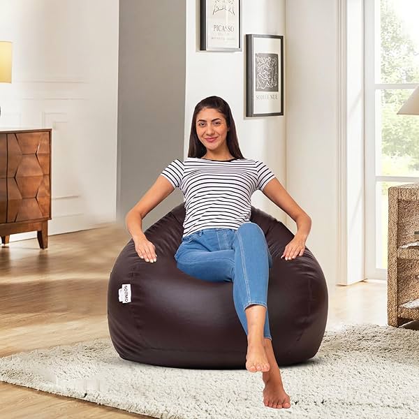 Image of Amazon Brand - Solimo XL Bean Bag Cover Without Beans.