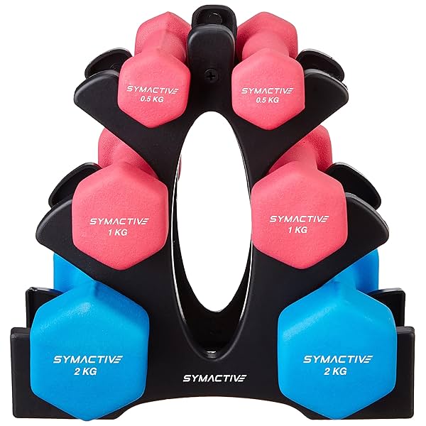 Image of Amazon Brand - Symactive Neoprene Coated Dumbbell 