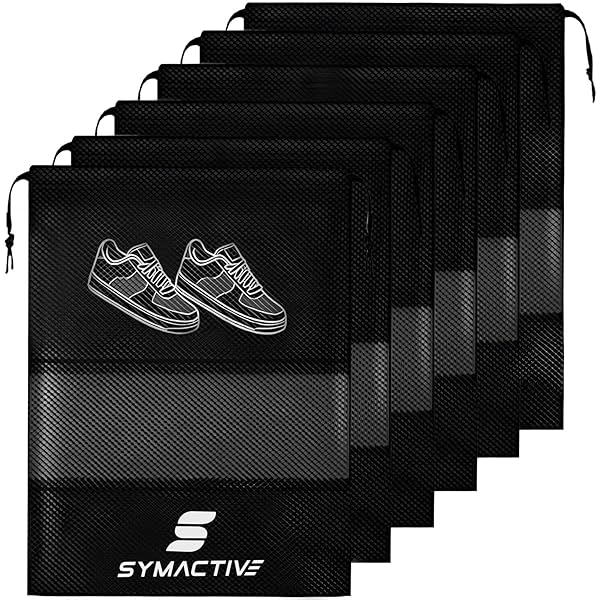 Image of Amazon Brand - Symactive Shoe Bag (Pack of 6).