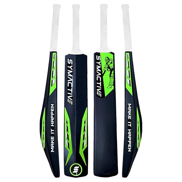 Image of Amazon Brand - Symactive Weapon Plastic Cricket Full Size Bat (34” X 4.2” inch) 