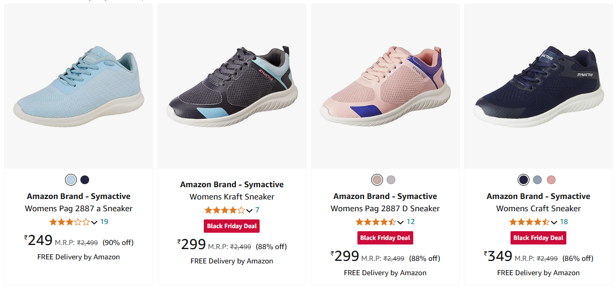 Image of Amazon Brand - Symactive Womens Sneaker Starting @ 249