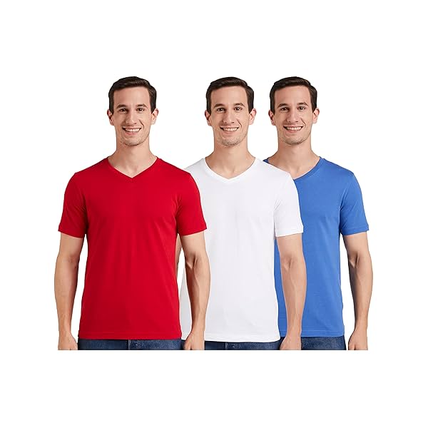 Image of Amazon Brand - Symbol Men's Solid Cotton T Shirt