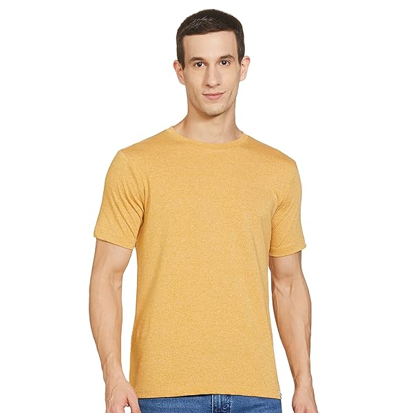 Image of Amazon Brand - Symbol Men's Solid Regular Fit T-Shirt