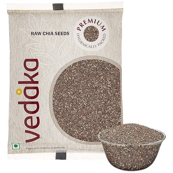 Image of Amazon Brand - Vedaka Premium Raw Chia Seeds | 200 g |