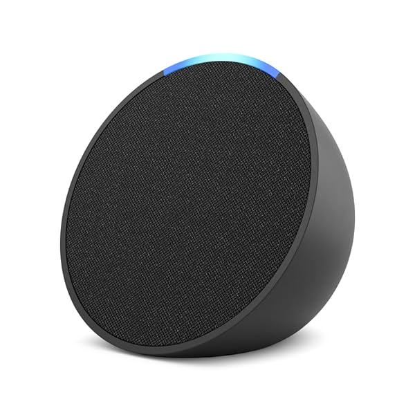 Image of Amazon Echo Pop Smart Speaker with Alexa and Bluetooth