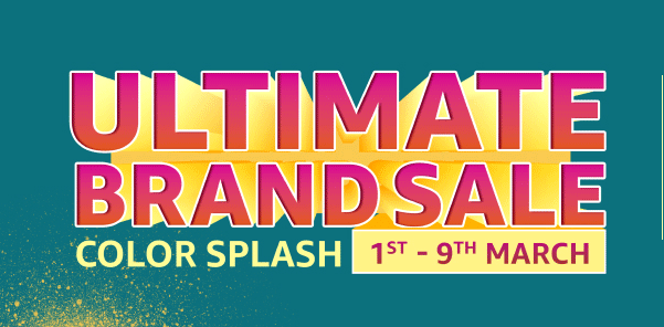 Image of Amazon Ultimate Brand Sale (Color Splash) :- Up to 70% Off on Fashion & Beauty