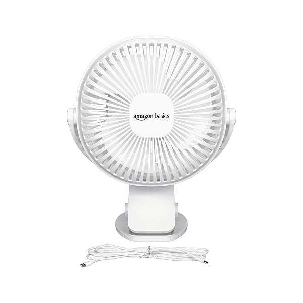 Image of Amazon basics Mini Fan with Multi-Utility Clip