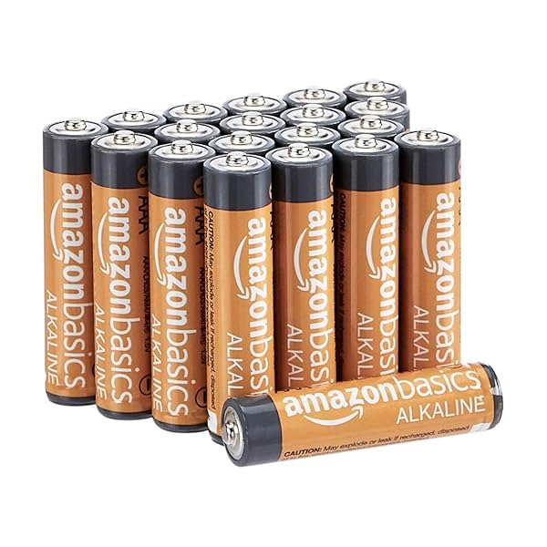 Image of AmazonBasics AAA Performance Alkaline Batteries (20-Pack) - Appearance May Vary