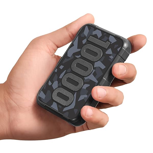 Image of Ambrane 10000mAh Rugged, Slim & Compact Powerbank, 22.5W Fast Charging,