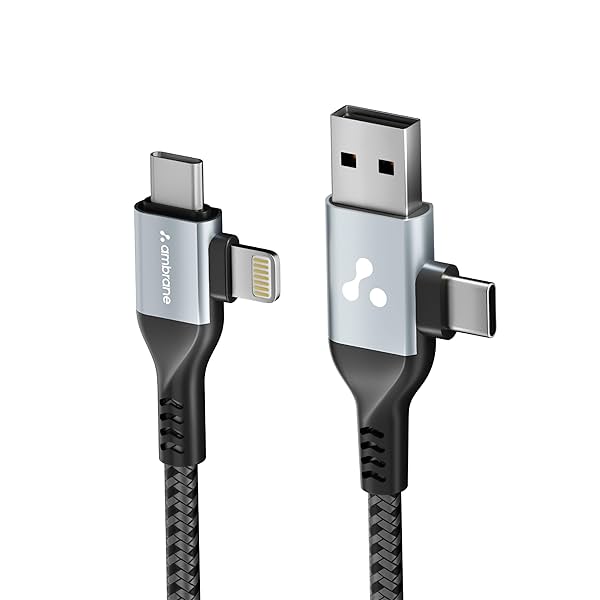 Image of Ambrane 4 in 1 Multi-Functional Charging Cable