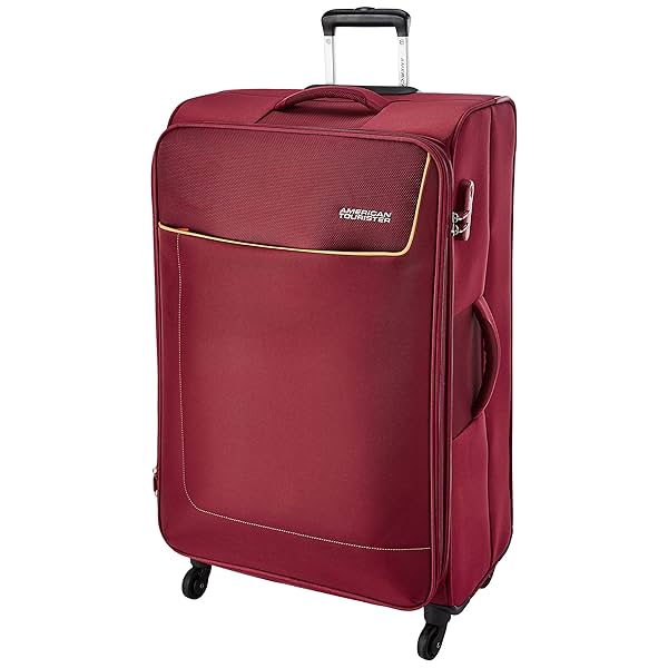 Image of American Tourister Jamaica 80 Cms Large Check-In Polyester Soft Sided 4 Spinner Suitcase 