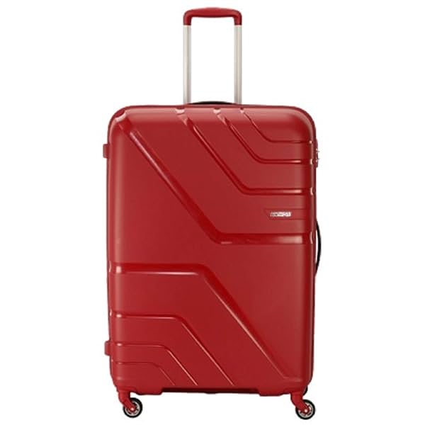 Image of American Tourister Upland 79cm Hardsided Spinner Luggage - Deep Red