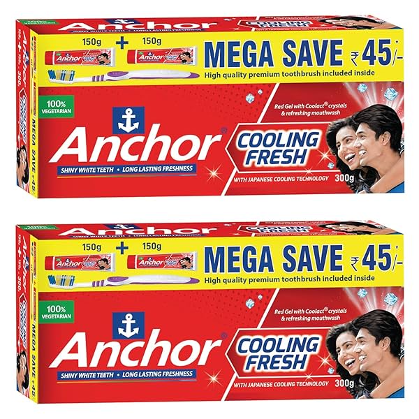 Image of Anchor Red Cooling Fresh Gel Toothpaste 600Ggm