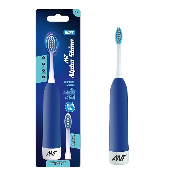 Image of Ant Alpha Shine Electrice Toothbrush - Blue