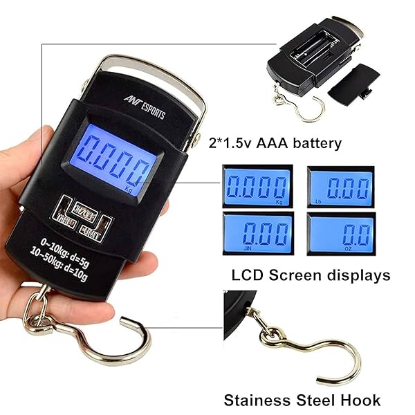 Image of Ant Esports AELS010 Heavy Duty Portable Digital Luggage Weighing scale 