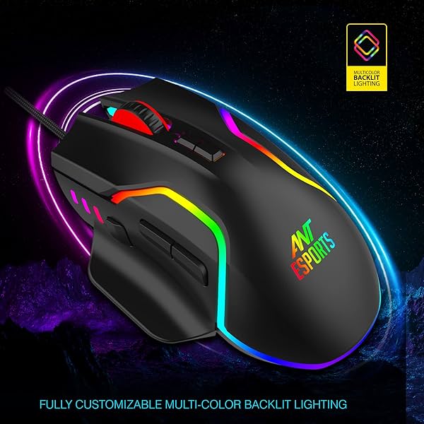 Image of Ant Esports GM320 RGB Optical Wired Gaming Mouse