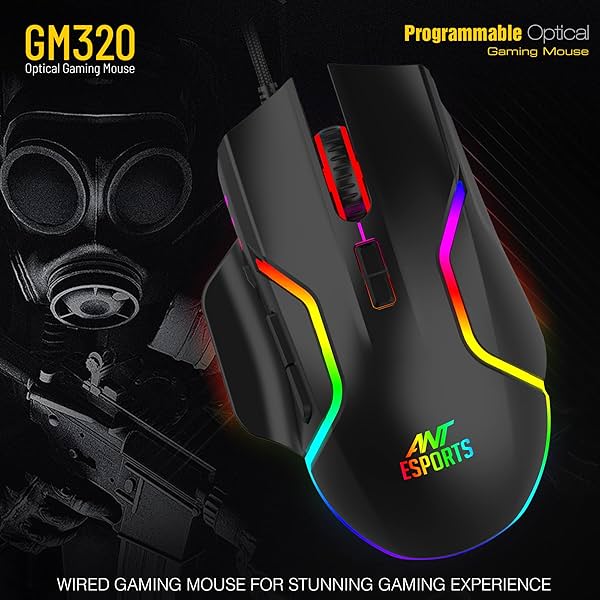 Image of Ant Esports GM320 RGB Optical Wired Gaming Mouse