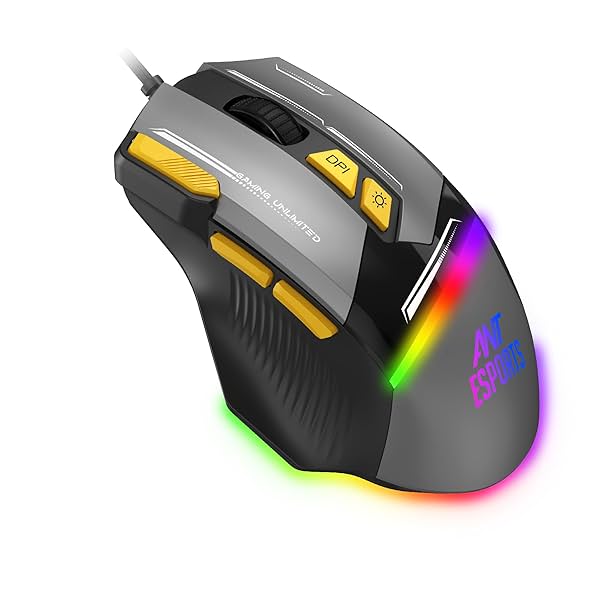 Image of Ant Esports GM333 RGB Wired High End Optical Ergonomic Gaming Mouse