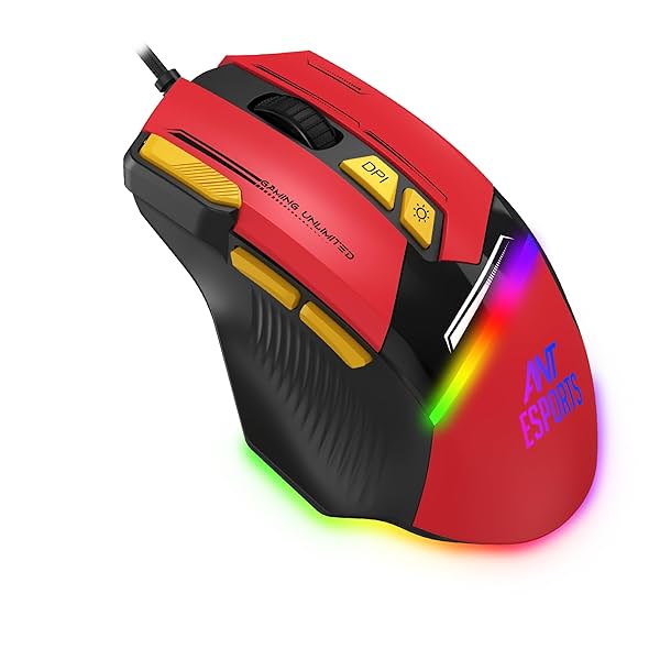 Image of Ant Esports GM333 RGB Wired High End Optical Ergonomic