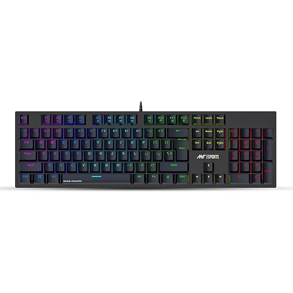 Image of Ant Esports MK3400 V3 Pro Mechanical Gaming Keyboard (Blue Switch)