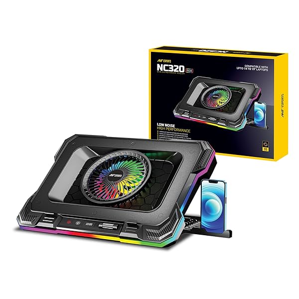 Image of Ant Esports NC320 RGB Gaming Laptop Cooling Pad