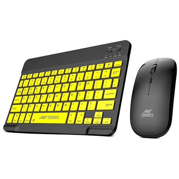 Image of Ant Esports WKM11 Wireless Keyboard and Mouse Combo, Ultra Compact Slim Keyboard 