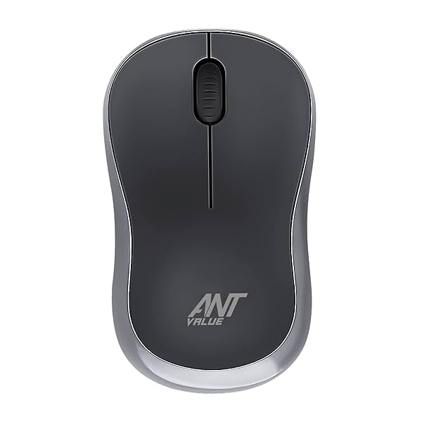 Image of Ant Value FKAPU03 1000 DPI Wireless Mouse - Black, Silver