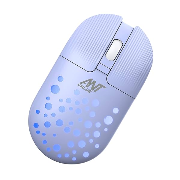 Image of Ant Value FKAPU05 1600 DPI Wireless Mouse - Light Purple