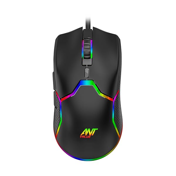 Image of Ant Value GM1001 USB Wired Gaming Mouse,6 Adjustable 12800 DPI Computer Mouse