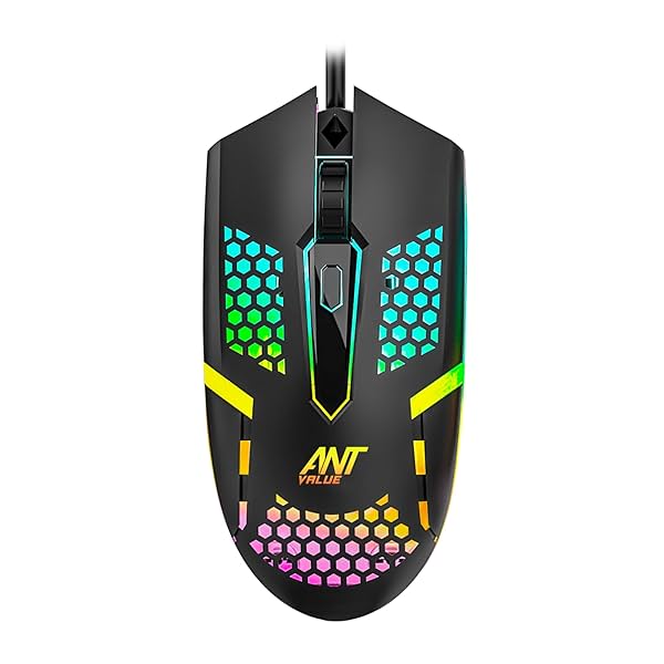 Image of Ant Value GM1103 Gaming Mouse, USB Optical Computer Mice with RGB Backlit