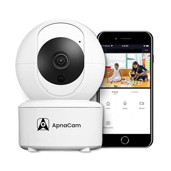 Image of ApnaCam CCTV AI Smart Home Security Camera with 1080 Full HD