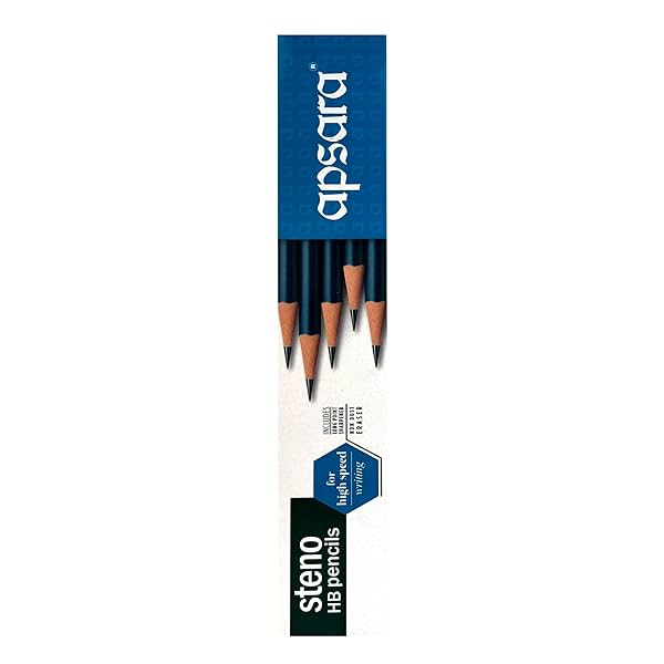 Image of Apsara Steno Pencils-Pack Of 10|Black