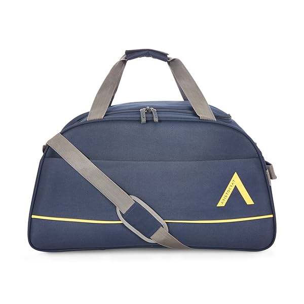 Image of Aristocrat Cadet 62Cm Polyester Carry On Luggage Navy Blue Duffle