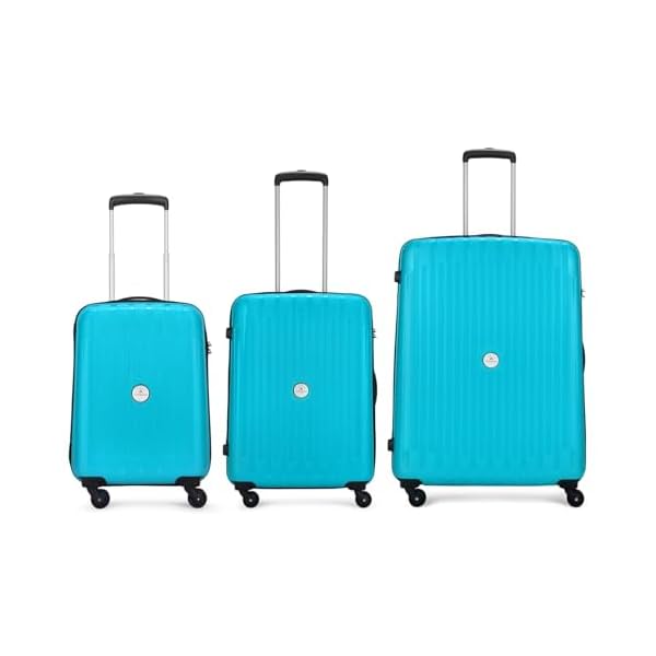 Image of Aristocrat Polypropylene 3 Pc Set Luggage Trolley Bags with Combination Lock (55, 65 & 75 cm) * Set of 3