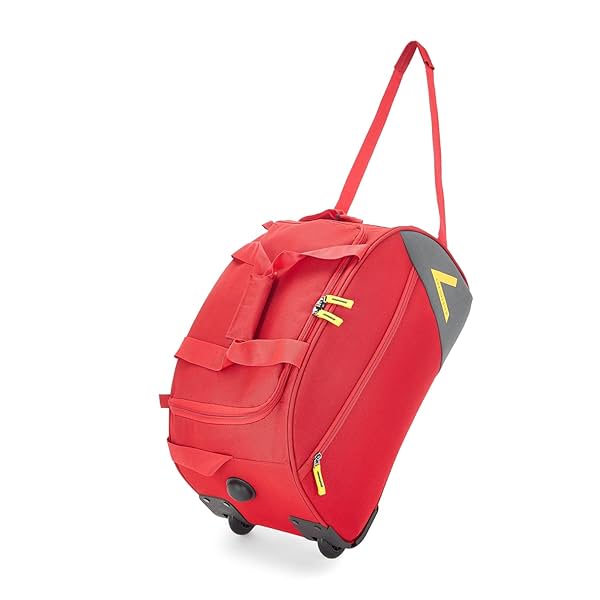 Image of Aristocrat Spark 62Cm Polyester Duffle Bag (Red)