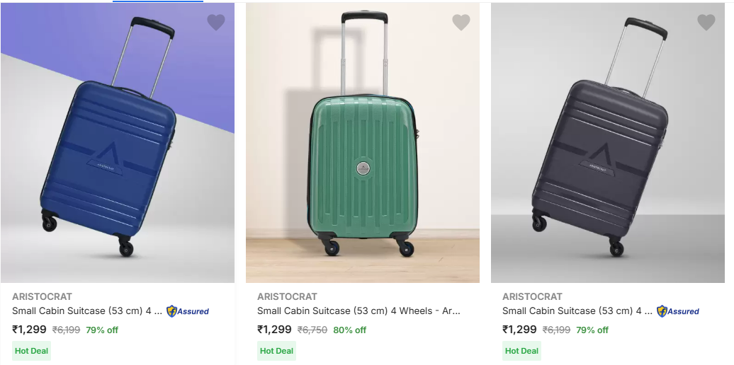 Image of Aristocrat Suitcases upto 80% Discount